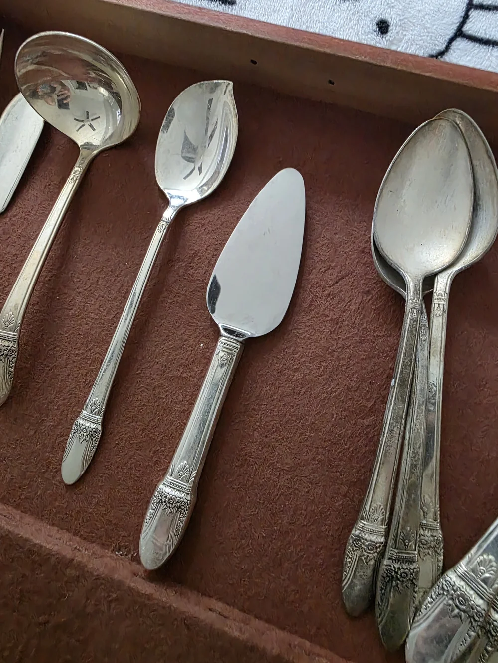 Vintage 1847 ROGERS Silver-Tone Flatware Set - FIRST LOVE Pattern, Silver